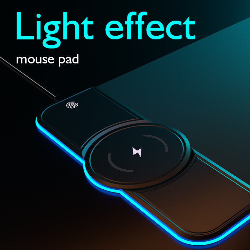 Colorful Wireless Charging Mouse Pad