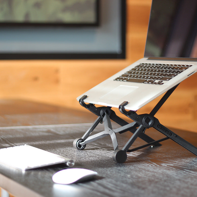 Folding portable laptop stand