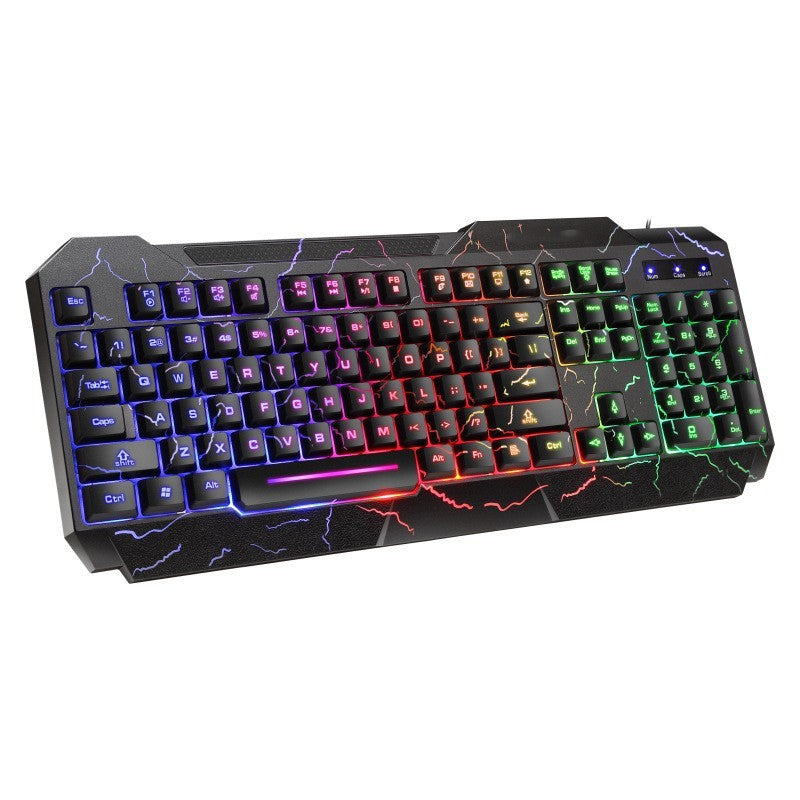 Mouse Keyboard Luminous Game Set