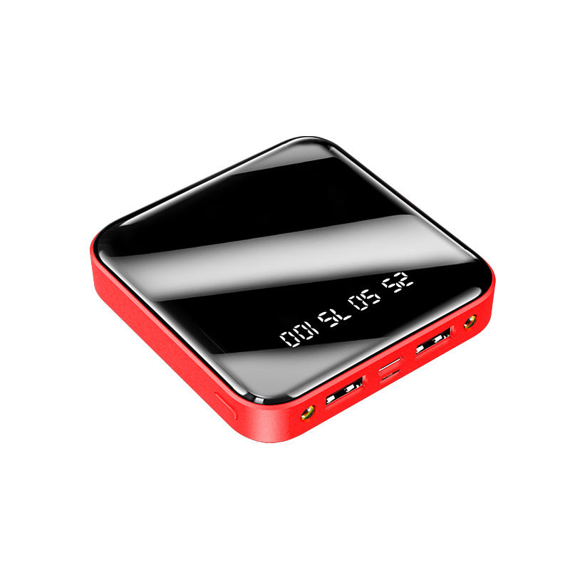 Portable Mirror Digital Display Power Bank