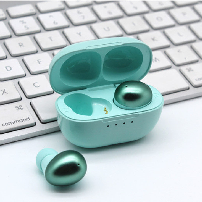 Music Black Earbud Bluetooth Headset