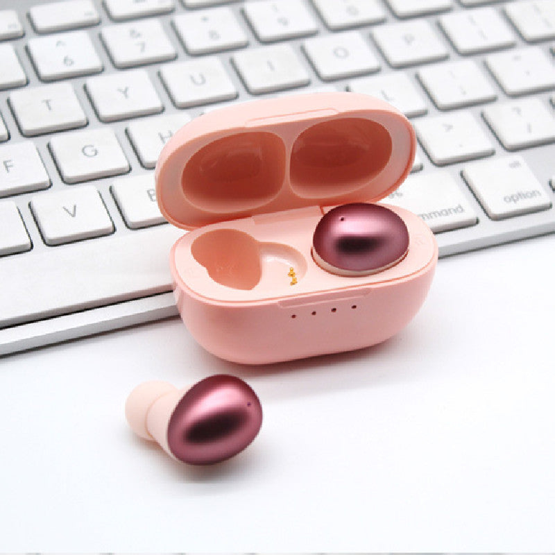 Music Black Earbud Bluetooth Headset