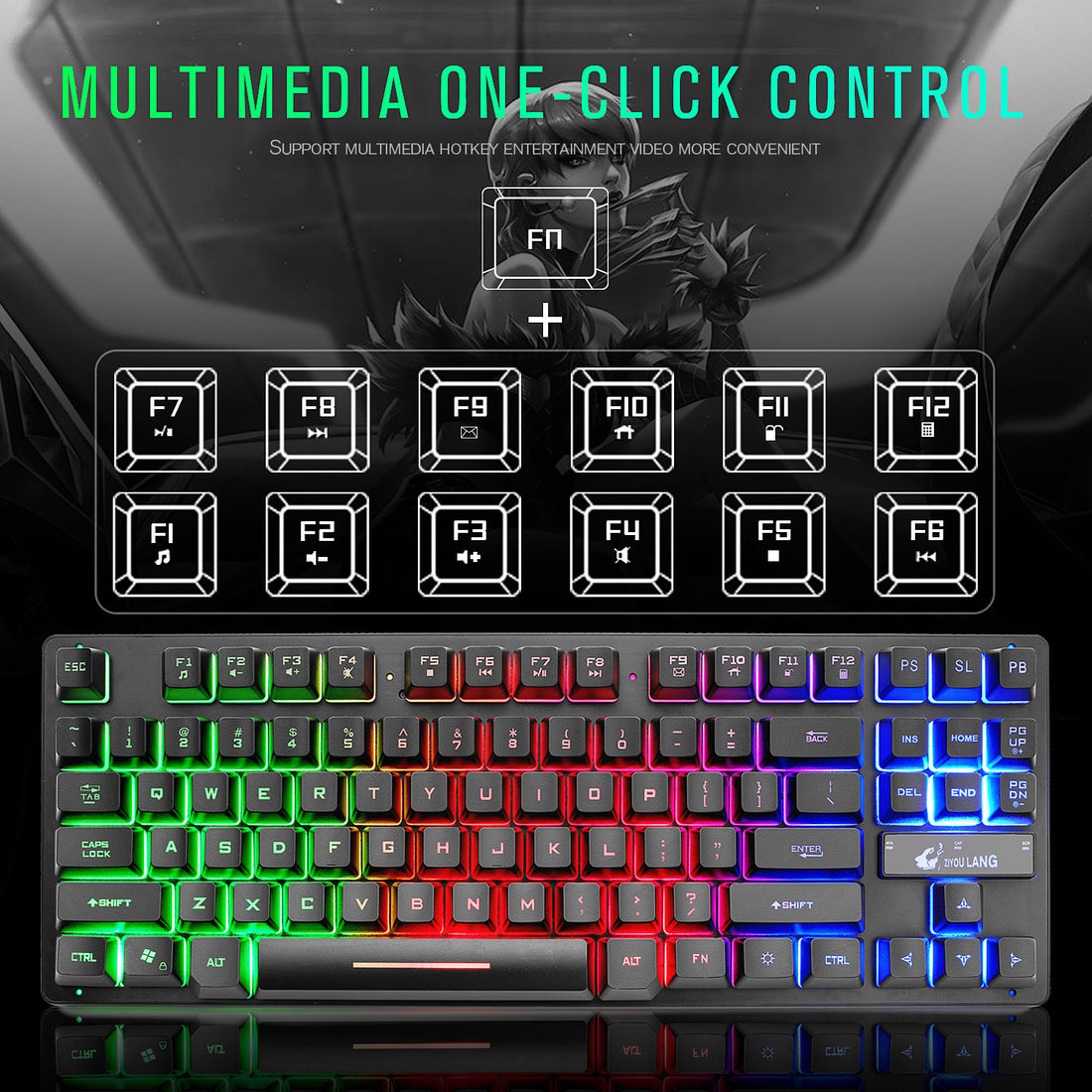 Electronic Games Notebook Keyboard