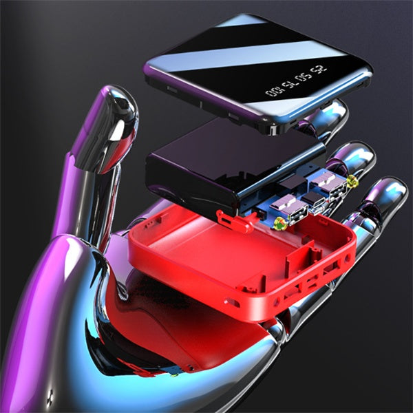 Portable Mirror Digital Display Power Bank