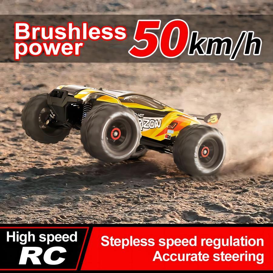High Speed 50 Kmh RC Car, RC Monster Truck,Racing Hobby Car, 4WD All Terrain Off-Road Remote Control Car, 2.4Ghz RC Crawler, 2 Battery, Kids Adults Gifts,Logistics Is Randomly Sent By UPS,USPS,FEDEX