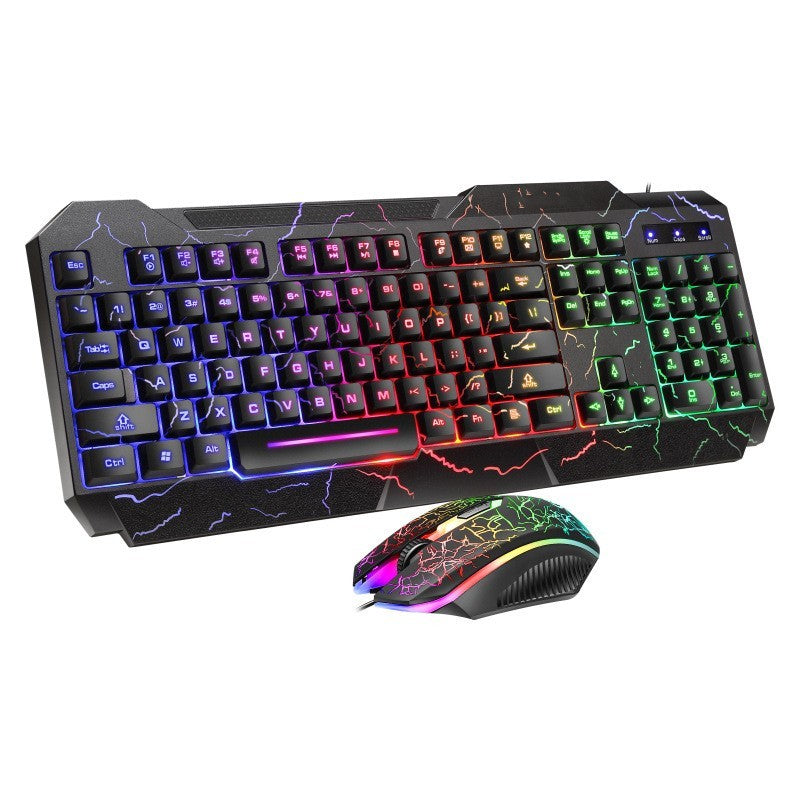 Mouse Keyboard Luminous Game Set