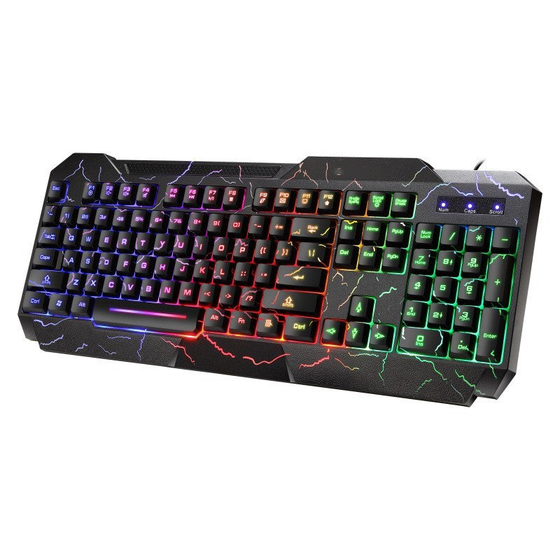 Mouse Keyboard Luminous Game Set