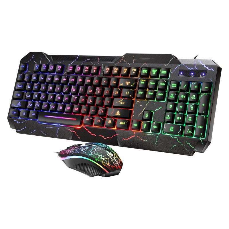 Mouse Keyboard Luminous Game Set